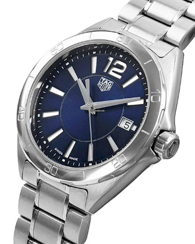 Tag Heuer Formula 1 Quartz 35mm Blue Dial Silver Steel Strap Watch for Women - WBJ1312.BA0666