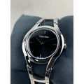 Calvin Klein Class Black Dial Silver Steel Strap Watch for Women - K6R23121