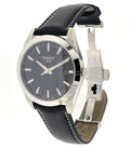 Tissot Gentleman Analog Black Dial Black Leather Strap Watch For Men - T127.410.16.051.00