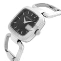 Gucci G-Gucci 125 Black Dial Silver Steel Strap Watch For Women - YA125407