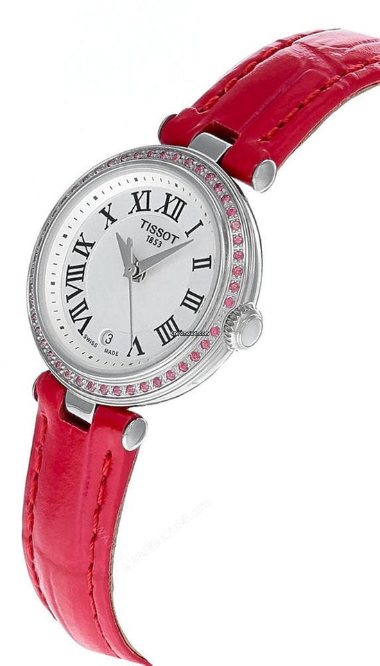 Tissot Bellissima Small Lady Mother of Pearl Dial with Pink Diamonds Watch For Women - T126.010.66.113.00