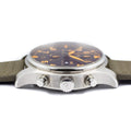 IWC Pilot's Watch Chronograph Black Dial Olive Green Calfskin Strap Watch for Men - IW377730