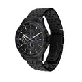 Tommy Hilfiger Shawn Quartz Black Dial Black Steel Strap Watch for Men - 1791611