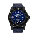 Breitling Superocean Automatic 46mm Blue Dial Blue Rubber Strap Watch for Men - M17368D71C1S1