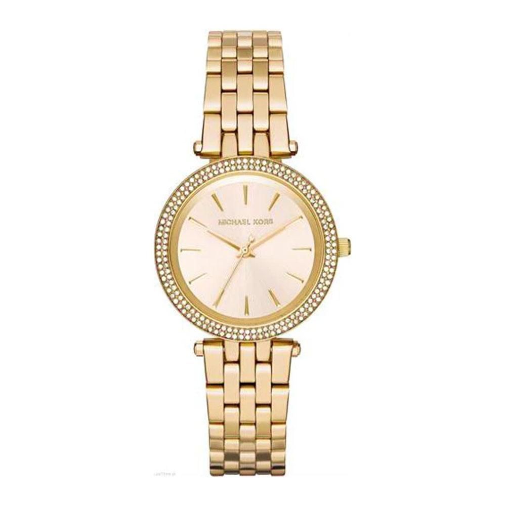 Michael Kors Darci Gold Dial Gold Steel Strap Watch for Women - MK3430