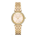 Michael Kors Darci Gold Dial with Diamonds Gold Steel Strap Watch for Women - MK3295