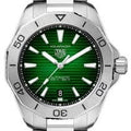 Tag Heuer Aquaracer Professional 200 Automatic Green Dial Silver Steel Strap Watch for Men - WBP2115.BA0627