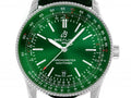 Breitling Navitimer Automatic 41mm Green Dial Green Leather Strap Watch for Men - A17326361L1P1