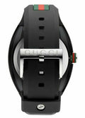 Gucci Sync XXL Quartz Black Dial Black Rubber Strap Watch For Men - YA137101