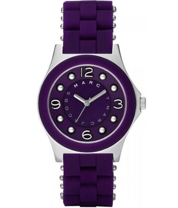 Marc Jacobs Pelly Purple Dial Purple Stainless Steel Strap Watch for Women - MBM2538