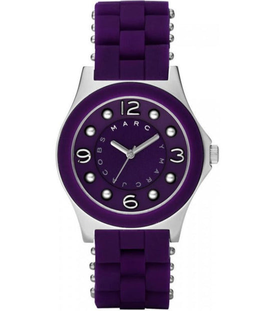 Marc Jacobs Pelly Purple Dial Purple Stainless Steel Strap Watch for Women - MBM2538