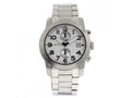 Marc Jacobs Larry Chronograph White Dial Silver Stainless Steel Strap Watch for Men - MBM5030