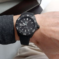 Tag Heuer Aquaracer Professional 200 Solargraph Quartz Black Dial Black Rubber Strap Watch for Men - WBP1112.FT6199