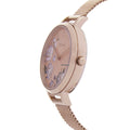 Fossil Jacqueline White Dial Rose Gold Mesh Bracelet Watch for Women - ES4534