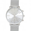 Michael Kors Jaryn Silver Dial Silver Mesh Bracelet Watch for Men - MK8541