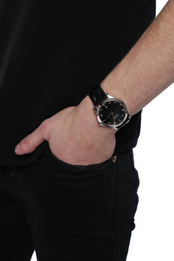 Gucci G Timeless Automatic Black Dial Watch For Women - YA126469