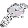 Emporio Armani Mother of Pearl Dial Silver Steel Strap Watch For Women - AR11235