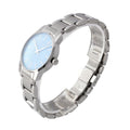 Calvin Klein City Mother of Pearl Blue Dial Silver Steel Strap Watch for Women - K2G2314X