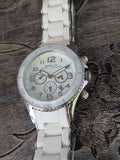 Marc Jacobs Rock White Dial White Stainless Steel Strap Watch for Women - MBM2545