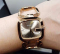 Gucci G Gucci 125 Sunbrushed Brown Dial Rose Gold Steel Strap Watch For Women - YA125511