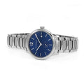 Burberry The Classic Blue Dial Silver Steel Strap Watch for Men - BU10007