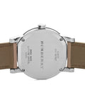 Burberry The City Beige Dial Beige Leather Strap Watch for Women - BU9107