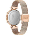 Hugo Boss Flawless Chronograph Silver Dial Gold Mesh Bracelet Watch for Women - 1502553