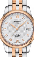 Tissot Le Locle Lady Automatic White Dial Two Tone Stainless Steel Strap Watch For Women - T006.207.22.036.00