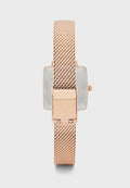 Coach Cass White Dial Rose Gold Mesh Bracelet Watch for Women - 14503698