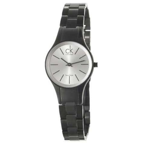 Calvin Klein Simplicity Silver Dial Grey Steel Strap Watch for Women - K4323620