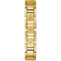 Guess Quartz White Dial Gold Steel Strap Watch For Women - W1152L2