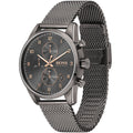 Hugo Boss Skymaster Chronograph Grey Dial Grey Mesh Bracelet Watch for Men - 1513837