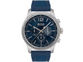 Hugo Boss Professional Blue Chronograph Dial Blue Silicone Strap Watch for Men - 1513526