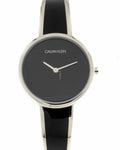 Calvin Klein Seduce Black Dial Two Tone Steel Strap Watch for Women - K4E2N111