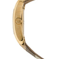 Burberry Nova Gold Dial Dial Beige Leather Strap Watch for Women - BU1582