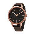 Calvin Klein Even Grey Dial Brown Leather Strap Watch for Women - K7B236G3