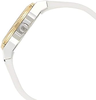 Guess Zena Analog White Dial White Rubber Strap Watch For Women - W1094L1