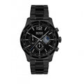 Hugo Boss Professional Chronograph Black Dial Black Steel Strap Watch for Men - 1513528