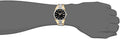 Bulova Crystal Black Dial Two Tone Steel Strap Watch for Men - 98B235