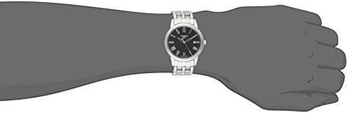 Tissot T Classic Dream Black Dial Silver Steel Strap Watch for Men - T033.410.11.053.01