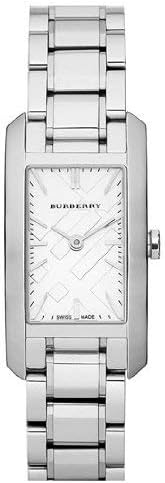 Burberry Heritage Silver Dial Silver Steel Strap Watch For Women - BU9500