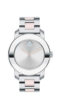 Movado Bold Silver Dial Two Tone Steel Strap Watch for Women - 3600702