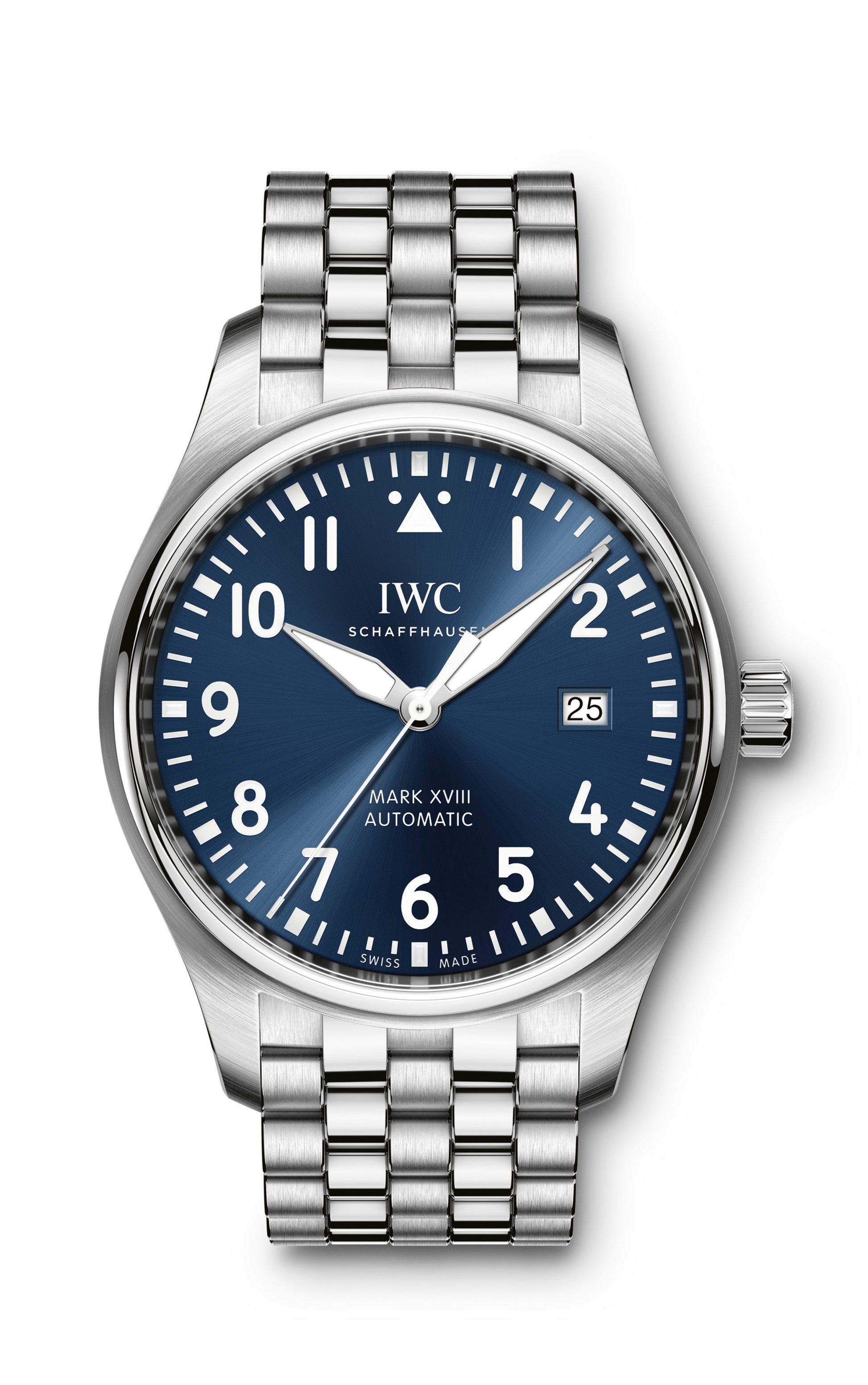 IWC Le Petit Prince XVIII Edition Blue Dial Silver Steel Strap Watch for Men - IW327014