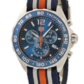 Tag Heuer Formula 1 Quartz Chronograph Blue Dial Two Tone NATO Strap Watch for Men - CAZ1010.FC8196