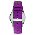 Marc Jacobs Baby Dave Silver Dial Purple Leather Strap Watch for Women - MBM1262