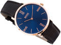 Hugo Boss Classic Jackson Blue Dial Brown Leather Strap Watch for Men - 1513458