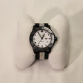 Gucci G Timeless XL White Dial Two Tone NATO Strap Watch For Men - YA126243