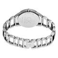 Calvin Klein Stately Silver Dial Silver Steel Strap Watch for Women - K3G23128