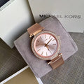 Michael Kors Darci Rose Gold Dial Rose Gold Mesh Bracelet Watch for Women - MK3369