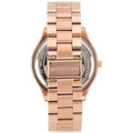 Michael Kors Pink Dial Rose Gold Steel Strap Watch for Women - MK3550